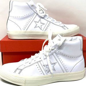 Converse Men's Size 167504C One Star Academy HI White Fir Egret Leather Sneakers